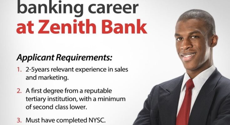 Zenith Bank Entry-level Recruitment 2024