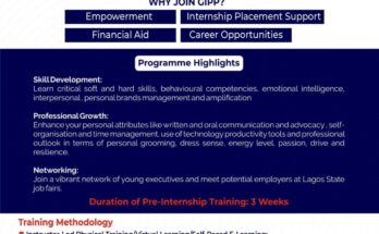 Lagos State Graduate Internship Placement Program (GIPP) 2024