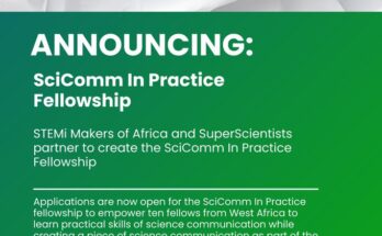 Apply Now for the SciComm In Practice Fellowship For African scientists