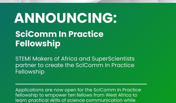 Apply Now for the SciComm In Practice Fellowship For African scientists